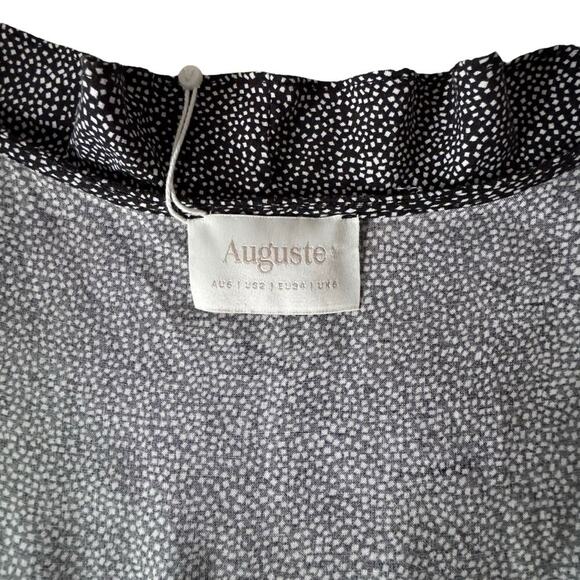 NWT Auguste the Label | Diamond Rumba Sleeved Mini Dress | Black | Women’s XS - Picture 11 of 13